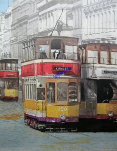 Kirklee Tram  From the transport series by Martin Conbway